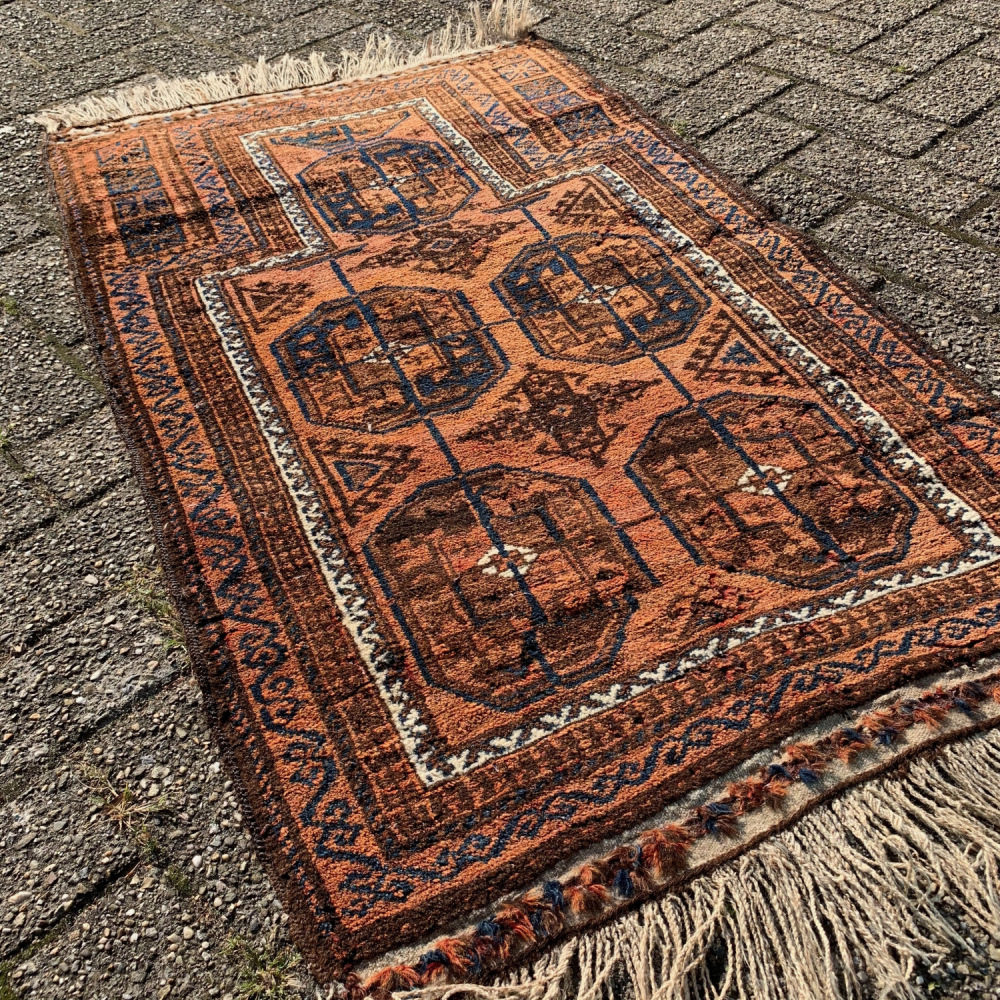 Tact Kers Bier Perzische Tapijten, Berber tapijten, Patchwork tapijten, Vintage tapijten -  Handgeknoopte Beluch, ingeruild