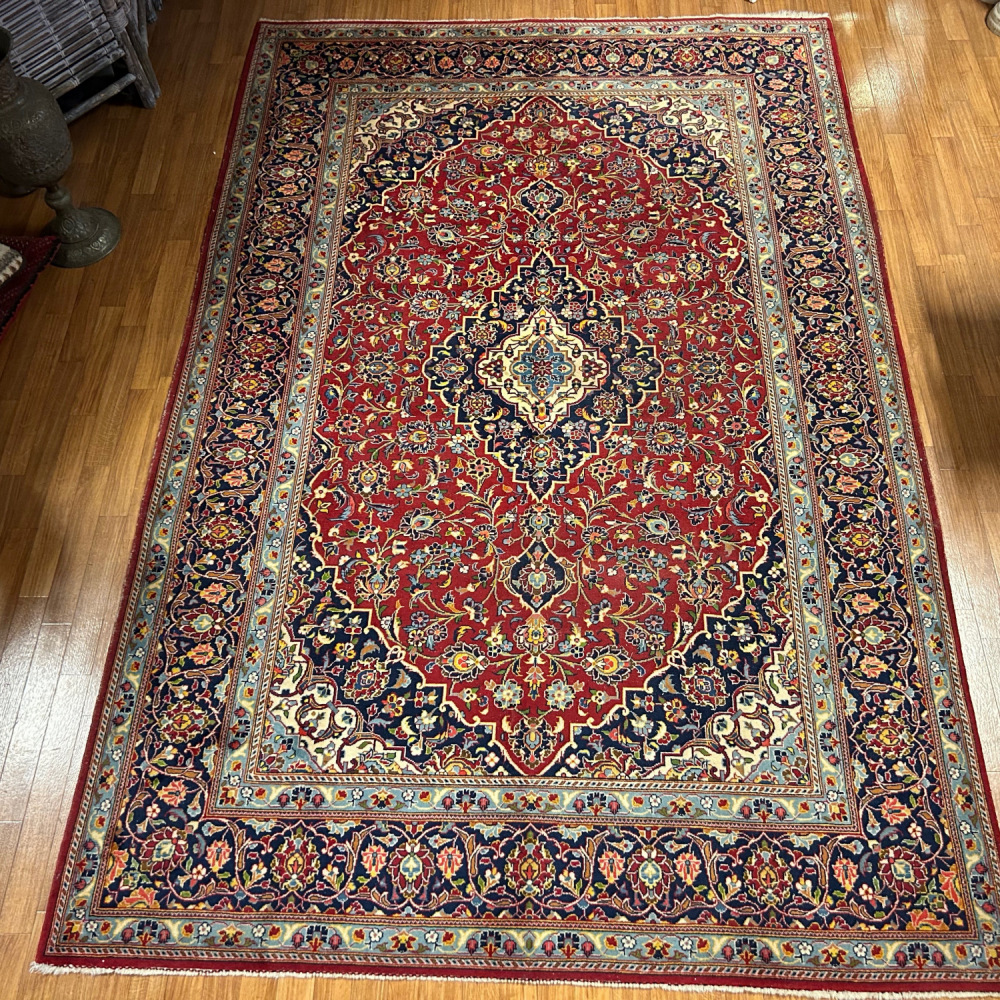 Perzische Tapijten, Berber tapijten, Patchwork tapijten, Vintage tapijten - gebruikte Kashan